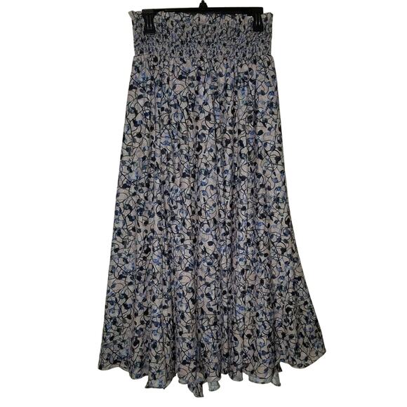 New Anthropologie Keshika Ruffled Midi Skirt Mynah's Reynu Taandon $178 SMALL - Picture 2 of 6